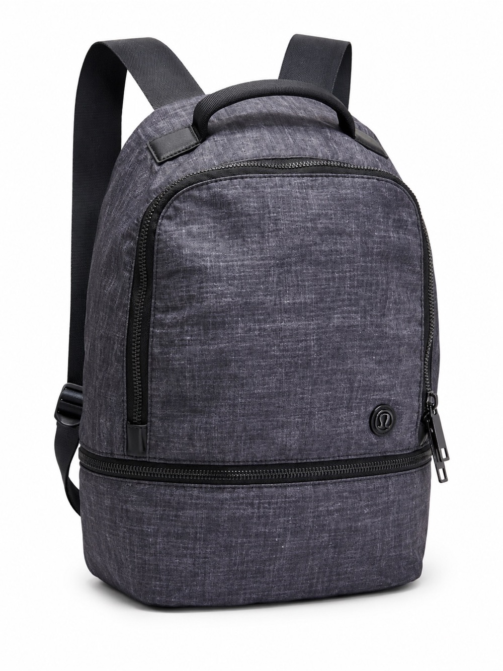 Lululemon City Adventurer Backpack Mini Heathered Grey Black Travel Daypack OS